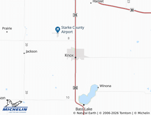 Mappa MICHELIN Knox - ViaMichelin