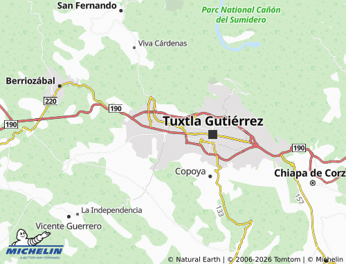 MICHELIN Condominios Residencial Boulevares map - ViaMichelin