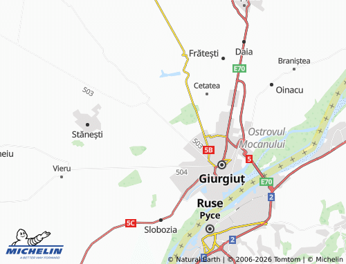 MICHELIN Bălanu map - ViaMichelin