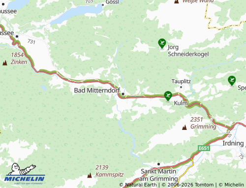 Mappa MICHELIN Bad Mitterndorf - ViaMichelin