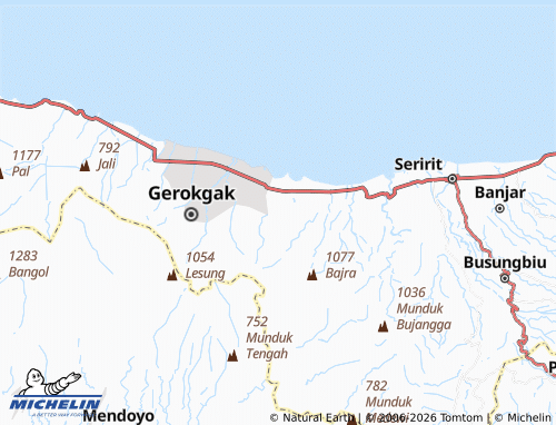 MICHELIN Pengulon map - ViaMichelin