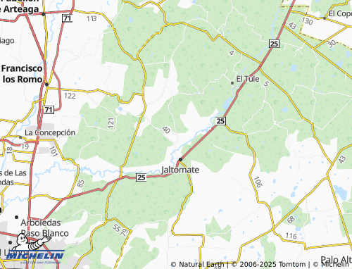 MICHELIN Amapolas del Río map - ViaMichelin