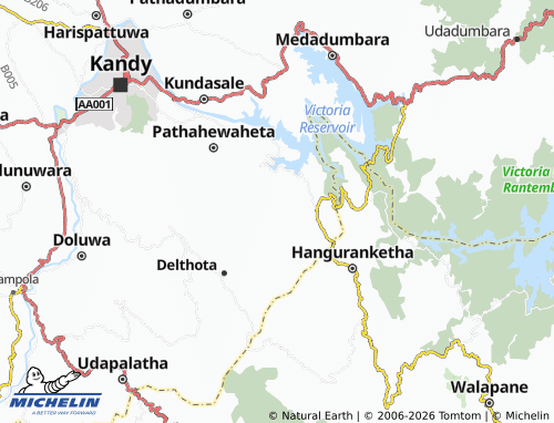 MICHELIN Hewavissa West map - ViaMichelin