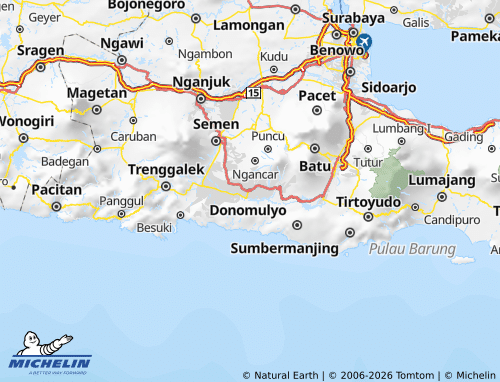 Mapa MICHELIN Kota Blitar - ViaMichelin