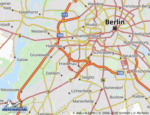 MICHELIN-Landkarte Wilmersdorf - ViaMichelin