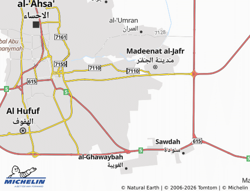 MICHELIN Al Riyadh 1st map - ViaMichelin