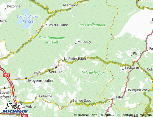 Mappa MICHELIN Le Mont - ViaMichelin