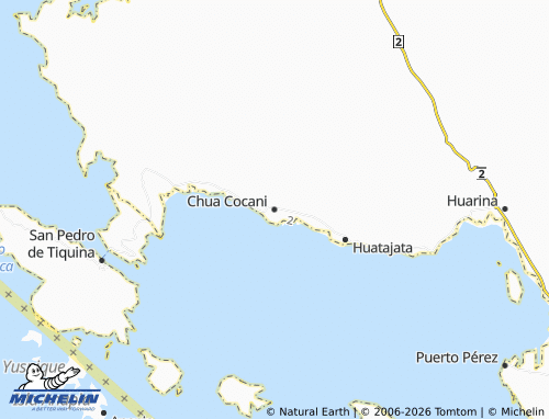 MICHELIN Chua Cocani map - ViaMichelin