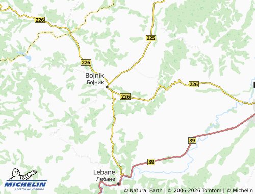 Mapa MICHELIN Pridvorica - ViaMichelin