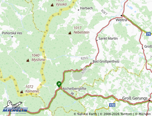 MICHELIN Angelbach map - ViaMichelin