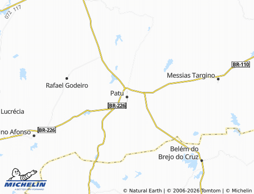 Mapa MICHELIN Patu - ViaMichelin