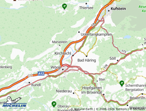 Mappa MICHELIN Kirchbichl - ViaMichelin