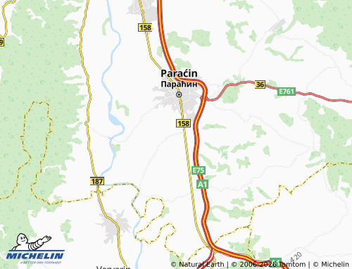 Mapa MICHELIN Striža - ViaMichelin