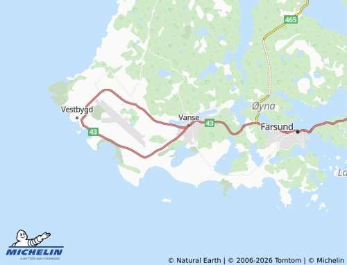 Mappa MICHELIN Skeime Øvre - ViaMichelin