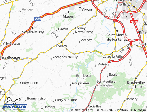 Carte MICHELIN Maizet - ViaMichelin