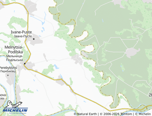 MICHELIN Kudryntsi map - ViaMichelin
