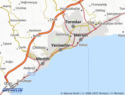 MICHELIN Aydınlıkevler map - ViaMichelin