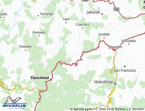MICHELIN Caliacapa map - ViaMichelin