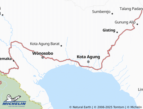 MICHELIN Penanggungan map - ViaMichelin