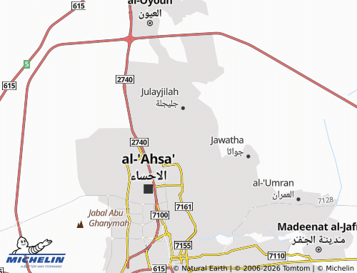 MICHELIN-Landkarte al-Basateen - ViaMichelin