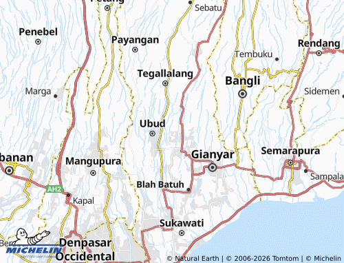 Mappa MICHELIN Pejeng Kawan - ViaMichelin