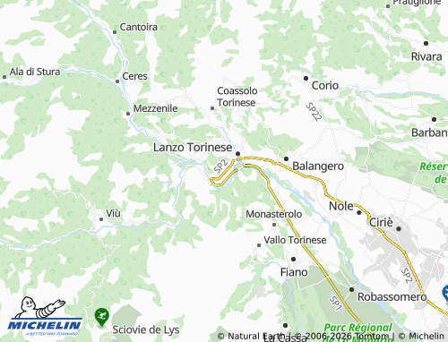 Mapa MICHELIN Germagnano - ViaMichelin