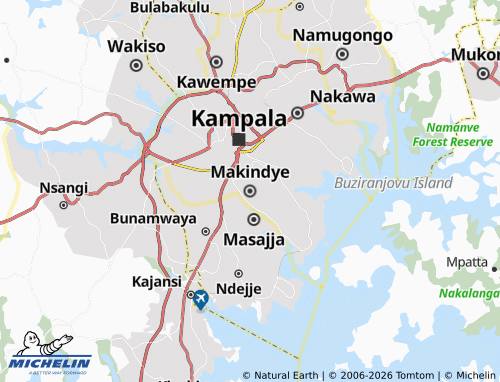 Mappa MICHELIN Makindye - ViaMichelin