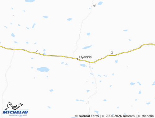 Mapa MICHELIN Hyannis - ViaMichelin