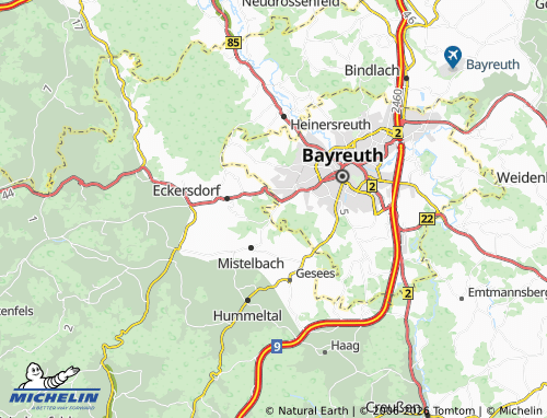 MICHELIN Geigenreuth map - ViaMichelin