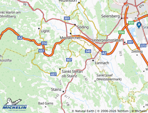 MICHELIN Pirkhofberg map - ViaMichelin