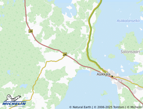 MICHELIN Syrjäntaus map - ViaMichelin