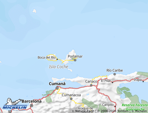 Mappa MICHELIN Nueva Esparta - ViaMichelin