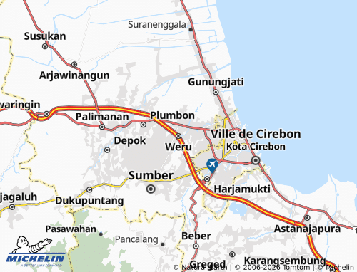 Carte MICHELIN Weru - ViaMichelin