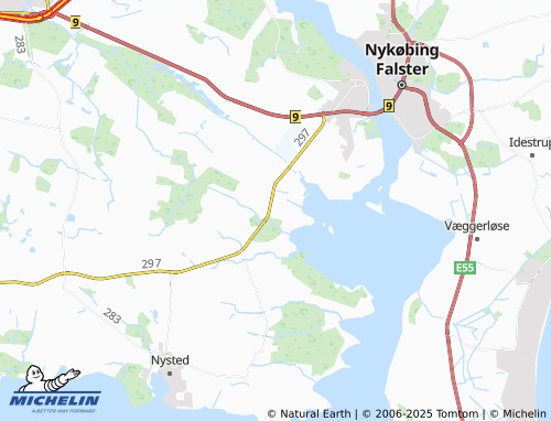 MICHELIN Fuglsang map - ViaMichelin