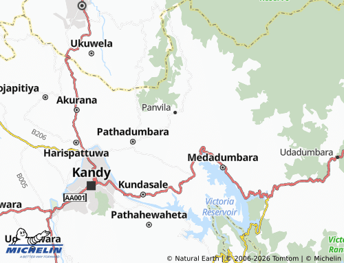 Mappa MICHELIN Alawathugirigama - ViaMichelin