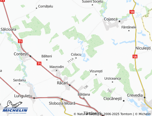 Mapa MICHELIN Colacu - ViaMichelin