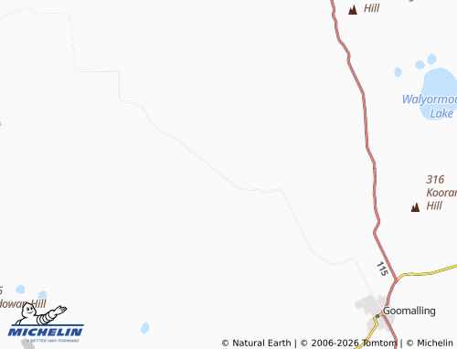 Mapa MICHELIN Karranadgin - ViaMichelin