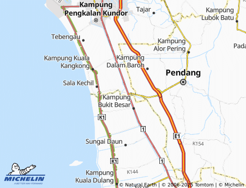 MICHELIN-Landkarte Kampung Alor Terjun - ViaMichelin