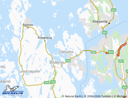 MICHELIN Foldnes map - ViaMichelin