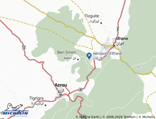 MICHELIN Bin Sameem map - ViaMichelin