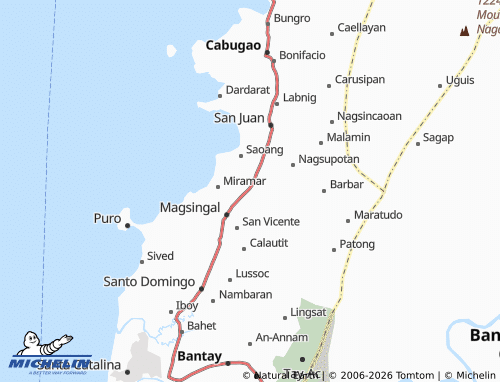 MICHELIN Barbarit map - ViaMichelin
