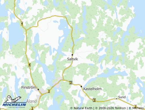 Mapa MICHELIN Saltvik - ViaMichelin