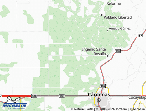 Mappa MICHELIN Zapotal Tercera Sección - ViaMichelin
