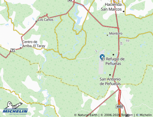 Mapa MICHELIN El Tanque de Los Jiménez - ViaMichelin