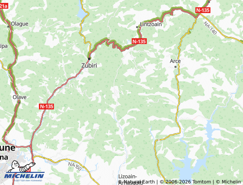 Kaart MICHELIN Ardaitz - ViaMichelin