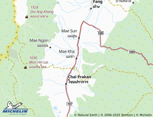 MICHELIN Mae Kha map - ViaMichelin