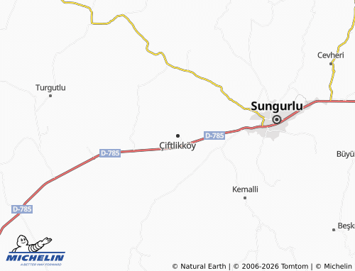 Mappa MICHELIN Çiftlikköy - ViaMichelin