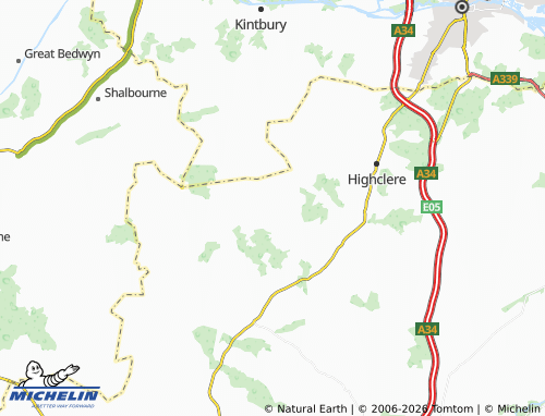 Carte MICHELIN Faccombe - ViaMichelin