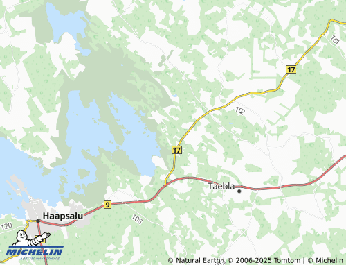 MICHELIN Saunja map - ViaMichelin