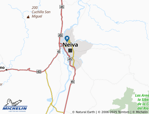 MICHELIN Santa Isabel map - ViaMichelin